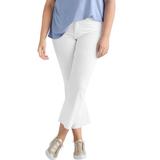 Plus Size Women's Crop Bootcut Jeans by ellos in White (Size 20)