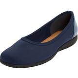 Women's The Lyra Flat by Comfortview in Navy (Size 10 1/2 M)