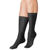 Plus Size Women's 3-Pack Knee-High Compression Socks by Comfort Choice in Black (Size 2X)