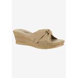 Women's Dinah Tuscany Sandal by Easy Street in Natural (Size 7 M)