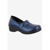 Women's Laurie Slip-On by Easy Street in Navy Artisan Tool (Size 9 1/2 M)