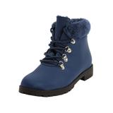 Wide Width Women's The Vylon Hiker Bootie by Comfortview in Navy (Size 10 W)