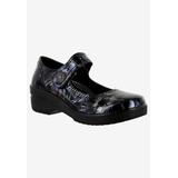 Women's Letsee Mary Jane by Easy Street in Black Silver (Size 8 M)
