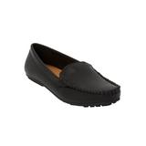 Extra Wide Width Women's The Milena Moccasin by Comfortview in Black (Size 8 WW)