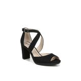 Wide Width Women's Allison Sandal by LifeStride in Black (Size 7 1/2 W)