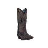 Women's Lucretia Wide Calf Boots by Laredo in Black Tan (Size 7 1/2 M)