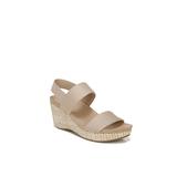 Wide Width Women's Delta Sandals by LifeStride in Taupe (Size 8 1/2 W)