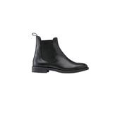 Women's Leather Chelsea Boots by ellos in Black (Size 8 M)
