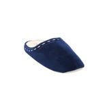 Wide Width Women's The Stitch Clog Slipper by Comfortview in Evening Blue (Size M W)