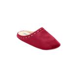 Wide Width Women's The Stitch Clog Slipper by Comfortview in Pomegranate (Size M W)