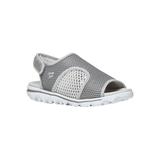 Wide Width Women's TravelActiv SS Sneakers by Propet® in Silver Black (Size 10 W)