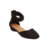 Women's The Rayna Flat by Comfortview in Black (Size 7 M)