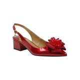 Women's Faaye Pump by J. Renee in Red Pearl Patent (Size 8 M)