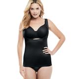 Plus Size Women's Wear-Your-Own-Bra Tank by Secret Solutions in Black (Size 1X)