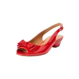 Wide Width Women's The Reagan Slingback by Comfortview in Hot Red (Size 11 W)