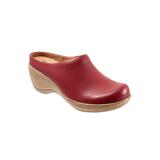 Women's Madison Clog by SoftWalk in Dark Red (Size 8 1/2 M)