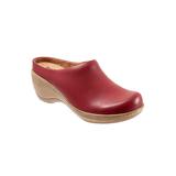 Women's Madison Clog by SoftWalk in Dark Red (Size 9 M)
