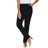 Plus Size Women's The Knit Jean by Catherines in Black (Size 2X)