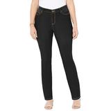 Plus Size Women's Universal Jean by Catherines in Black (Size 34 W)