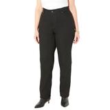 Plus Size Women's Right Fit Curvy Jean by Catherines in Black (Size 20 WP)