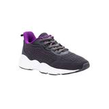 Extra Wide Width Women's Stability Strive Walking Shoe Sneaker by Propet in Grey Purple (Size 6 1/2 WW)