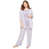 Plus Size Women's 3-Piece Lace Gala Pant Suit by Catherines in Heirloom Lilac (Size 24 WP)