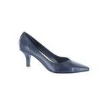 Extra Wide Width Women's Chiffon Slings by Easy Street® in New Navy (Size 11 WW)