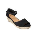 Women's The Charlie Espadrille by Comfortview in Black (Size 10 M)