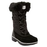Women's The Eileen Waterproof Boot by Comfortview in Black Silver Multi (Size 7 M)