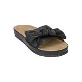Women's The Stassi Footbed Sandal by Comfortview in Black (Size 9 M)
