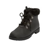 Women's The Vylon Hiker Bootie by Comfortview in Black (Size 7 1/2 M)