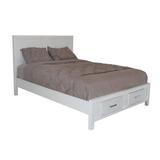 Lark Manor™ Ivan Low Profile Storage Platform Bed Metal in Brown, Size 18.0 H x 76.0 W x 96.0 D in | Wayfair 129490F7BBF5480996CF5588E1979869