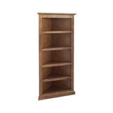 Greyleigh™ Adilynn Corner Bookcase Wood in Brown, Size 60.0 H x 27.0 W x 20.0 D in | Wayfair DB03F9EF7FA8462FAA18EA0A3CB24D87