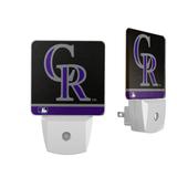 Colorado Rockies Stripe Design Nightlight 2-Pack