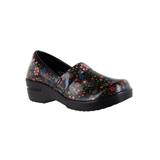 Women's Laurie Slip-On by Easy Street in Black Floral Bright Groovy (Size 9 1/2 M)
