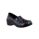 Women's Laurie Slip-On by Easy Street in Black Multi Hearts Patent (Size 9 1/2 M)