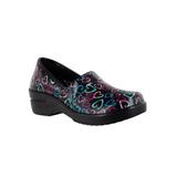 Women's Laurie Slip-On by Easy Street in Black Multi Hearts Patent (Size 8 1/2 M)