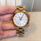 Michael Kors Accessories | Michael Kors Gold And Silver Watch | Color: Gold/Silver | Size: Os