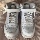 Nike Shoes | Boys White Leather Nike Sneakers | Color: White | Size: 2b