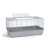 Archie & Oscar™ Niehaus Deep Tub Small Animal Cage Metal (provides the best ventilation)/Acrylic/Plastic (lightweight & chew-proof) | Wayfair in Gray