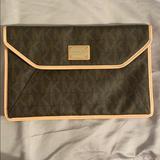 Michael Kors Accessories | Michael Kors Ipad Case | Color: Brown/Tan | Size: Fits 11 Inch Ipads And Smaller