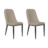 Corrigan Studio® Bronya Upholstered Side Chair in Gray, Size 35.44 H x 18.11 W x 22.05 D in | Wayfair AC81AB8C4FBE441BAEB26F9909EE1484