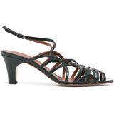 Blanca Strappy Sandals - Green - Michel Vivien Heels