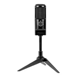 Aluratek USB Rocket Microphone with Stand, Black