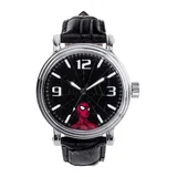 Men's Marvel Spider-Man Vintage-Style Watch, Size: Large, Black