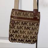 Michael Kors Bags | Michael Kors Brown Crossbody Purse | Color: Brown/Tan | Size: Os