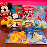 Disney Other | 8 Disney Picture Books & Nwt Minnie Plush | Color: Blue/Pink | Size: One Size