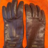 Coach Accessories | Coach Tech Napa Leather Gloves | Color: Brown | Size: Small