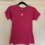 Adidas Tops | Adidas Athletic V Neck T-Shirt Workout | Color: Pink | Size: M