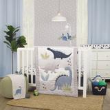 Carter's® Dino Adventure 3 Piece Crib Bedding Set Polyester in Gray, Size 33.0 W in | Wayfair 3721276P